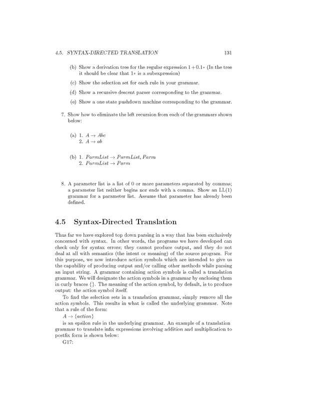 Compiler Design: Theory, Tools, and Examples - Page 131
